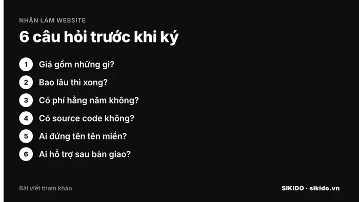 chọn đơn vị nhận làm website theo yêu cầu