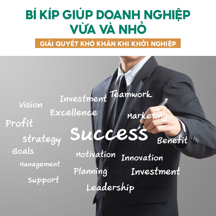 BÍ KÍP GIÚP DOANH NGHIỆP VỪA VÀ NHỎ GIẢI QUYẾT KHÓ KHĂN KHI KHỞI NGHIỆP