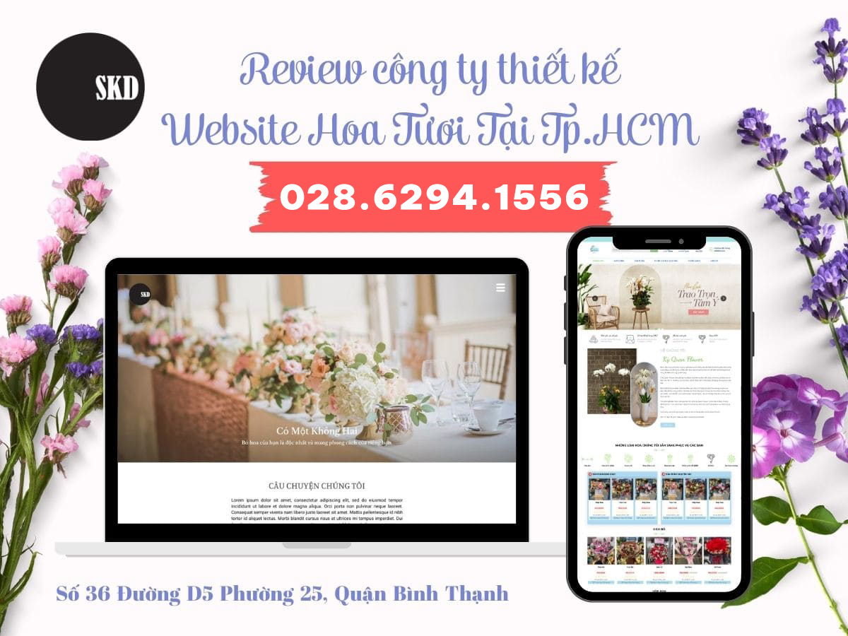 REVIEW CÔNG TY THIẾT KẾ WEBSITE HOA TƯƠI TẠI TPHCM 