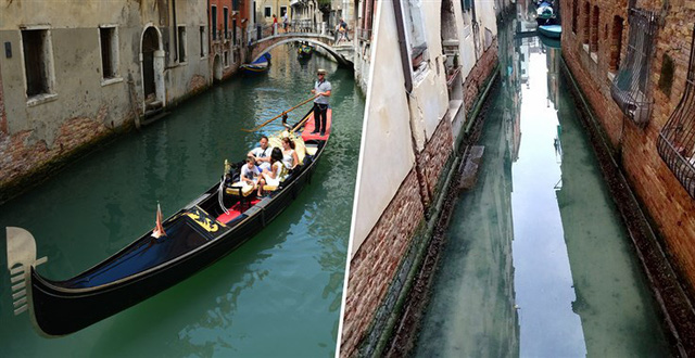 Những con kênh thơ mộng đến mức ngạc nhiên ở thành phố Venice trở nên trong vắt hơn bao giờ hết khi nước Ý phong toả vì đại dịch Covid-19