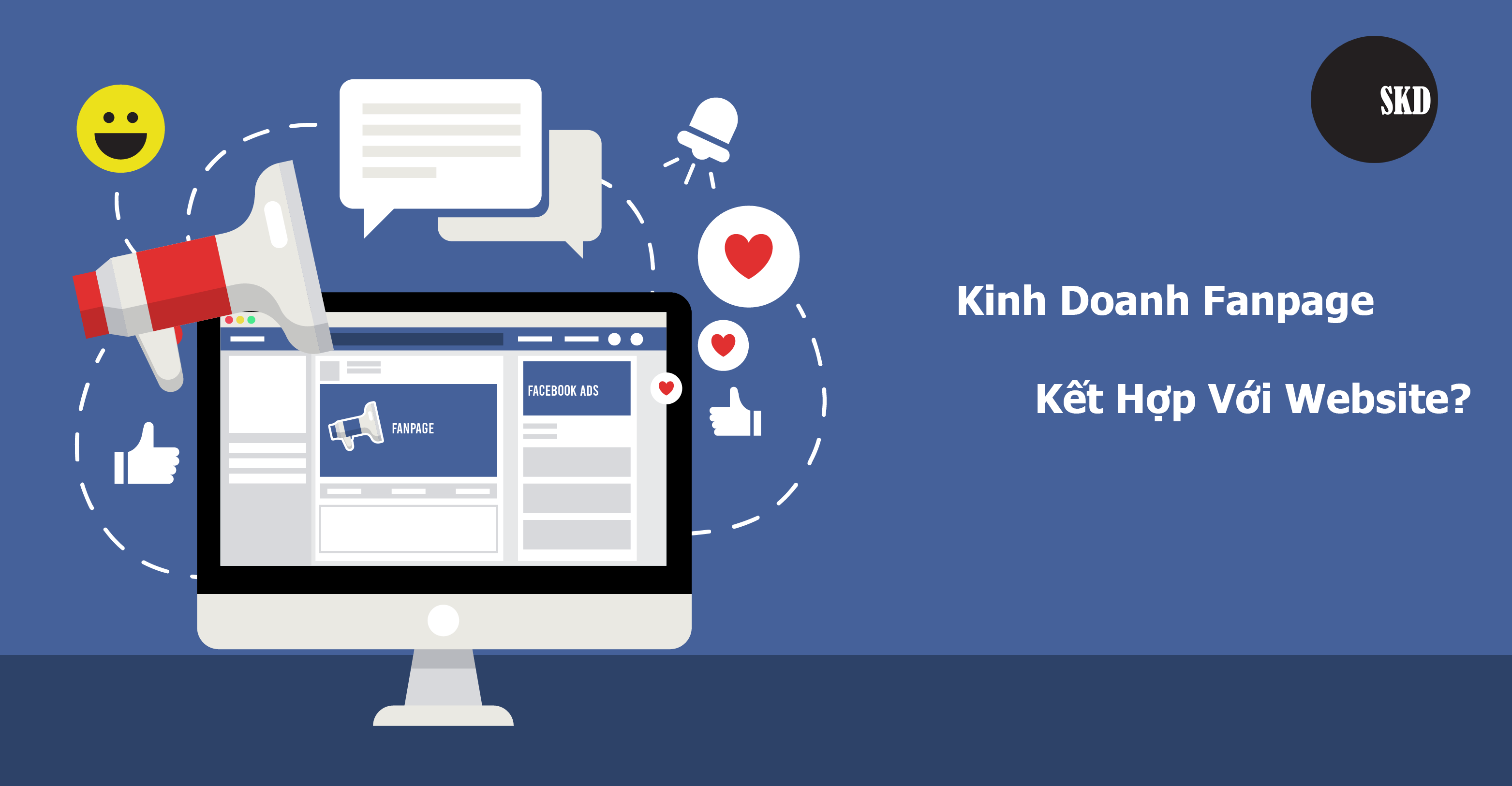 Những lợi ích khi kinh doanh fanpage kết hợp với website