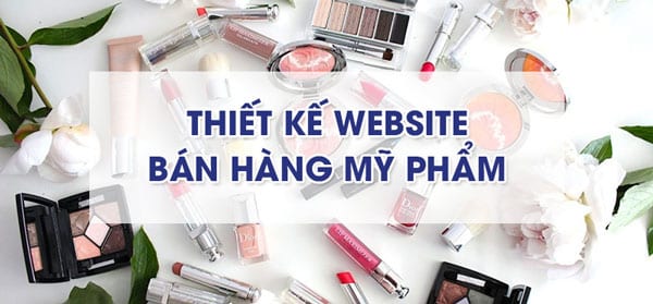 Thiết kế website bán mỹ phẩm đẹp - hiện đại