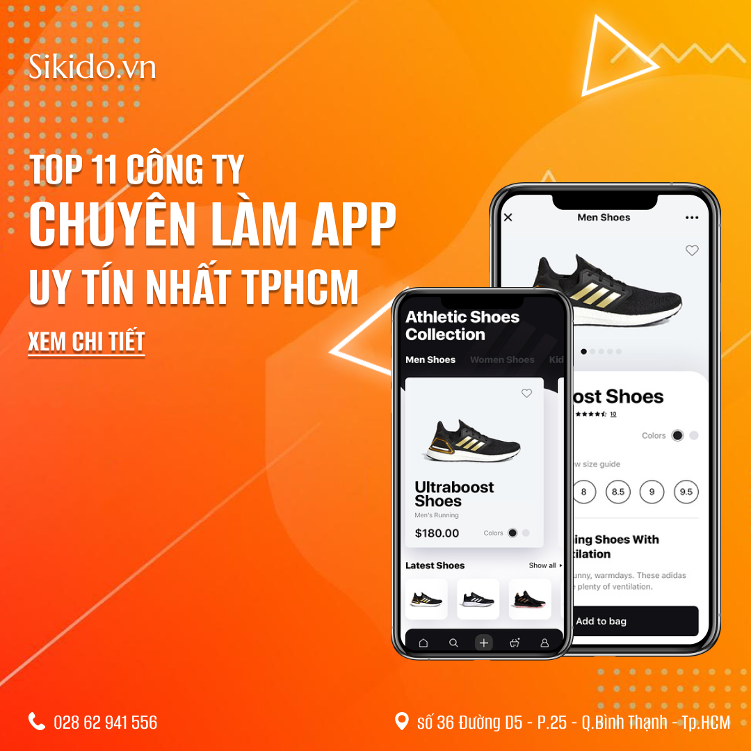 TOP 11 CÔNG TY CHUYÊN LÀM APP UY TÍN NHẤT TPHCM