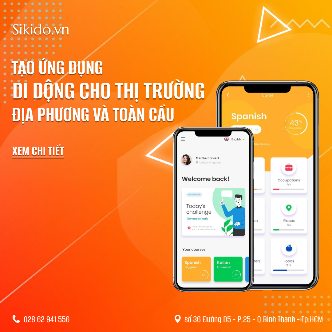 Tạo ứng dụng di động cho thị trường địa phương và toàn cầu