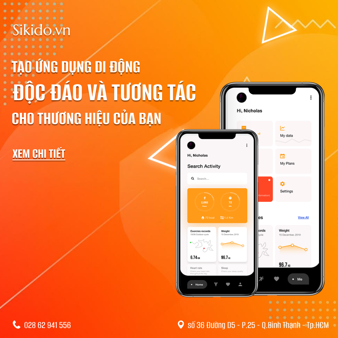 TẠO ỨNG DỤNG DI ĐỘNG ĐỘC ĐÁO VÀ TƯƠNG TÁC CHO THƯƠNG HIỆU CỦA BẠN