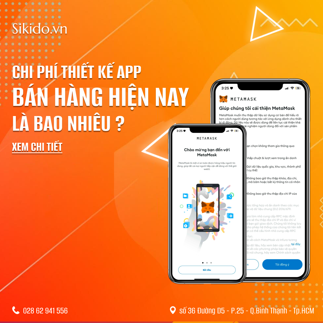 CHI PHÍ THIẾT KẾ APP BÁN HÀNG HIỆN NAY LÀ BAO NHIÊU?