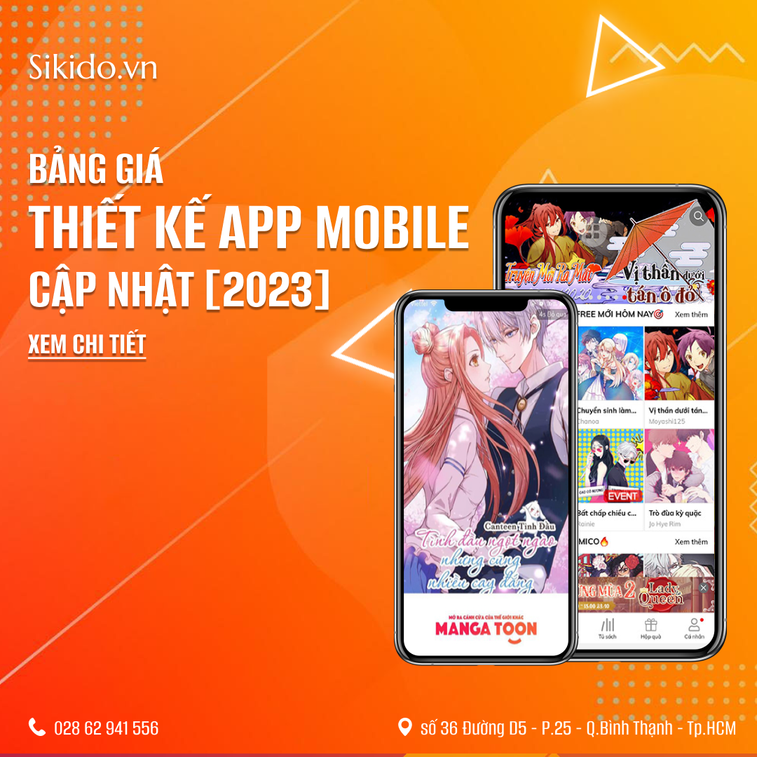 BẢNG GIÁ THIẾT KẾ APP MOBILE [CẬP NHẬT 2023]