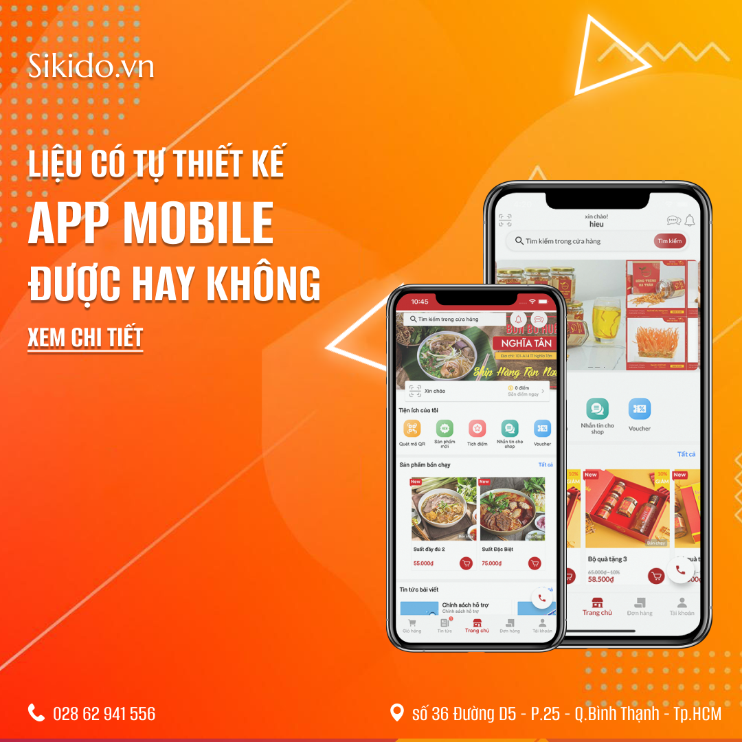 LIỆU CÓ TỰ THIẾT KẾ APP MOBILE ĐƯỢC KHÔNG?