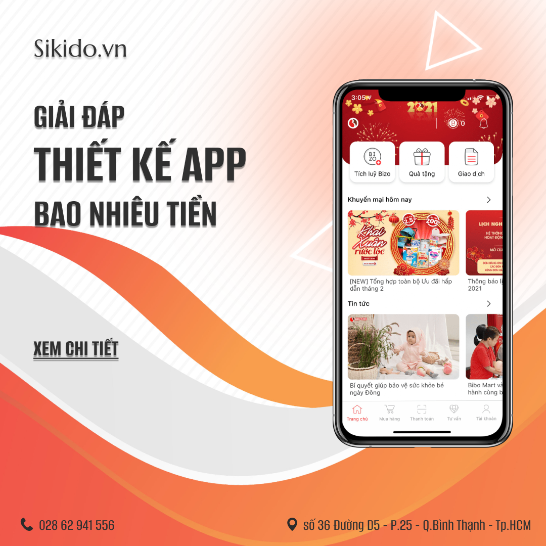 GIẢI ĐÁP: THIẾT KẾ APP BAO NHIÊU TIỀN?