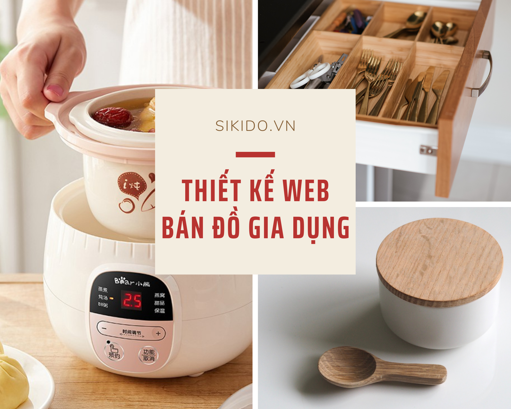 Thiết kế web bán đồ gia dụng tiện ích, chuyên nghiệp