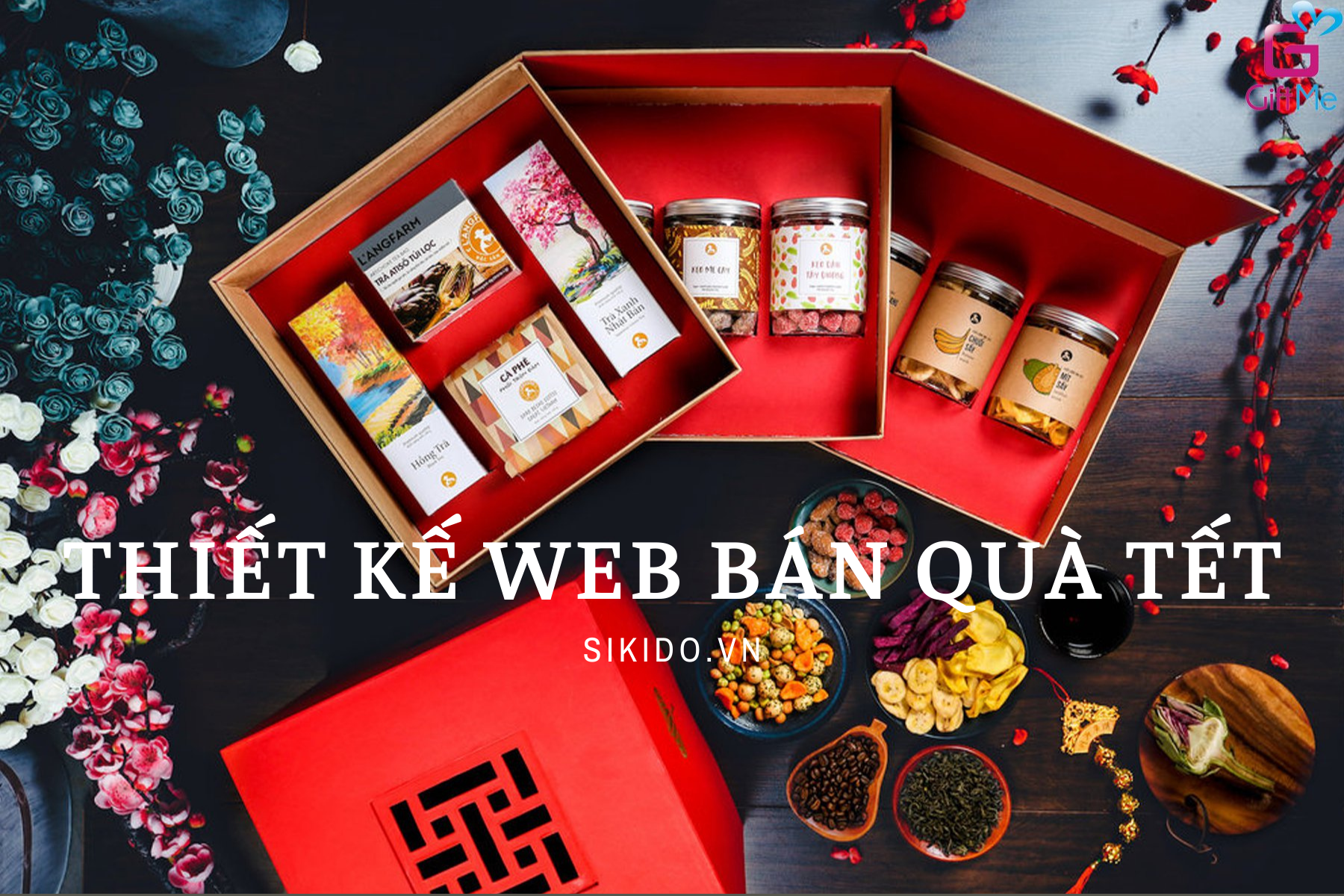 Thiết kế web bán quà tặng dịp Tết sang trọng, độc đáo